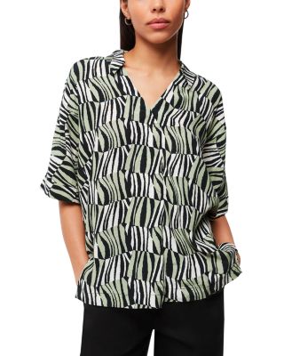 Whistles - Checkerboard Tiger Boxy Shirt