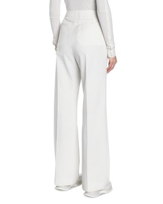 Wool Blend High Rise Trousers