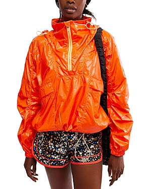 Shop Free People Spring Showers Raincoat In Heat Wave