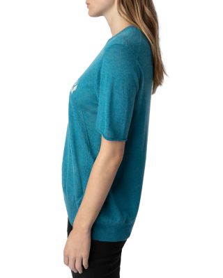 Ida Mon Amour Short Sleeve Sweater