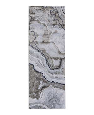 Shop Feizy Gaspar 78739kuf Runner Area Rug, 2'10 X 8' In Taupe/gray