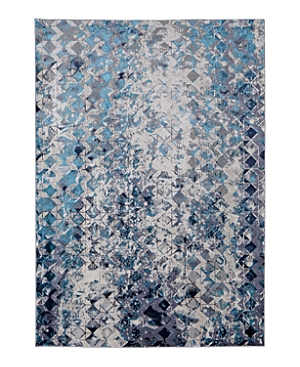 Shop Feizy Indio Ind39h0f Area Rug, 8' X 10' In Blue/ivory