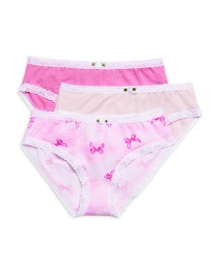 Esme Girls' Lace Trim Underwear, 3 Pack - Little Kid, Big Kid