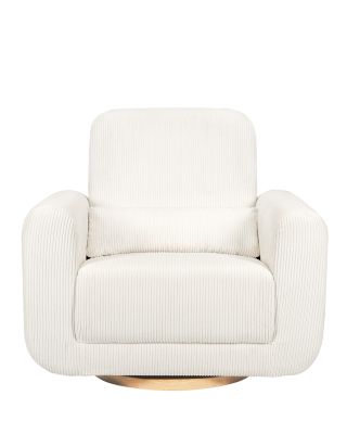 Tuba Corduroy Extra Wide Swivel Glider