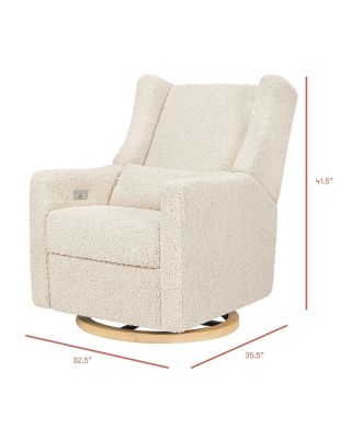 Kiwi Teddy Loop Electronic Recliner and Swivel Glider with USB Port