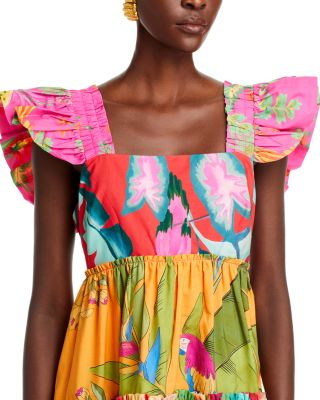 farm rio black golden foliage mini dress Mix supercat:variants_done