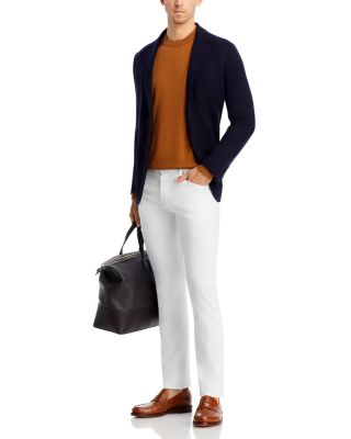 Textured Jersey Knit Casual Sport Coat