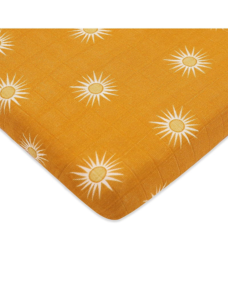 Babyletto All Stages Midi Crib Sheet In Gots Certified Organic Muslin Cotton