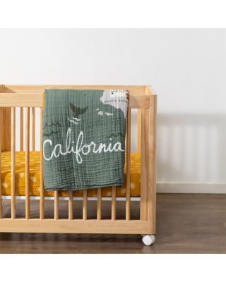 All Stages Midi Crib Sheet in GOTS Certified Organic Muslin Cotton