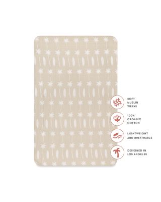All Stages Bassinet Sheet in GOTS Certified Organic Muslin Cotton