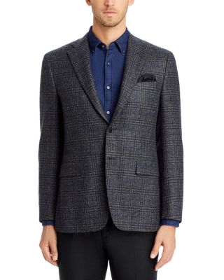 Siena Boucle Plaid Regular Fit Sport Coat