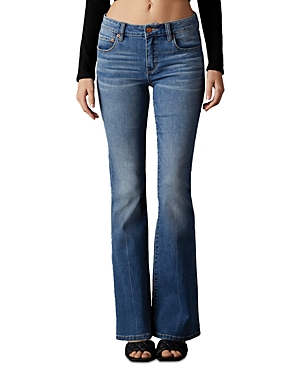 Maya Mid Rise Bootcut Jeans in Seville