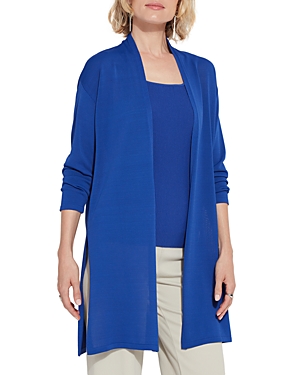 Lyssé Avril Knit Duster In Cobalt Pop In Cobalt Pop