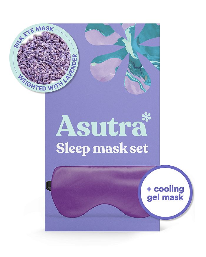 Asutra Silk Sleep Mask Set Bloomingdale's