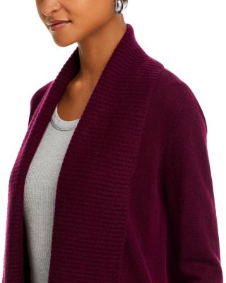Shawl-Collar 100% Cashmere Cardigan - Exclusive