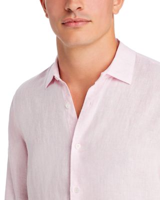 Giles Linen Classic Fit Button Down Shirt