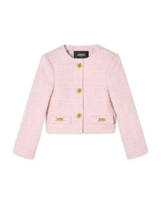 Versace Girls' Tweed Jacket - Big Kid