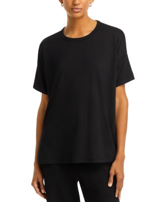 Eileen Fisher - Crewneck Boxy Tunic Tee
