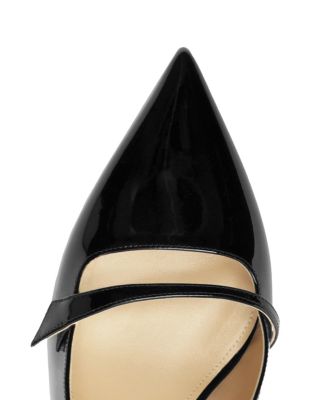 Women's Tita Pointed Toe Mid Heel Slingback Pumps