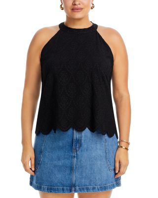Sleeveless Eyelet Top - Exclusive