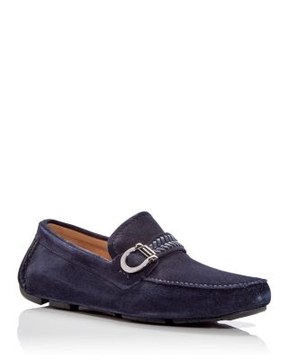 Ferragamo - Men's Elisi Moc Toe Driver Loafers