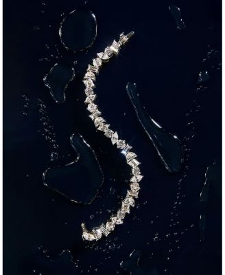  Illuminate Bracelet in 14K White Gold, 19.0ctw Mixed Shaped Lab Grown Diamonds, 7"