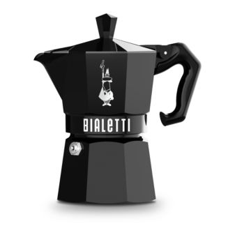 Bialetti Moka Express 3 Cup Stovetop Espresso Maker, Black