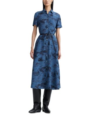 Altuzarra - Kiera Silk Printed Shirt Dress
