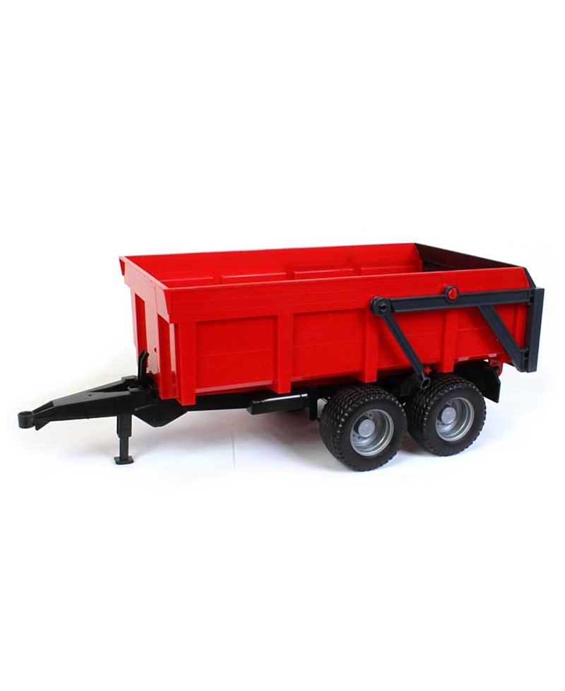 Bruder 1/16 Red Tipping Trailer Toy - Ages 5-7