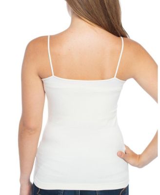 Girls' Solid Full Cami, Bundle of Two - Big Kid