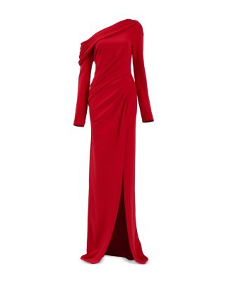  Arison Pleated Draped Gown