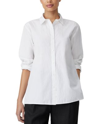 Eileen Fisher Cotton Poplin Shirt