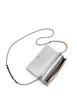 Diamond Leather Wallet on a Chain