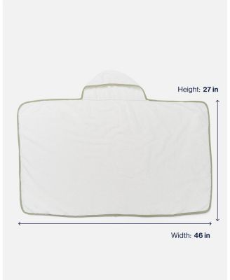 100% Organic Hooded Towel + Washcloth 2-Pack