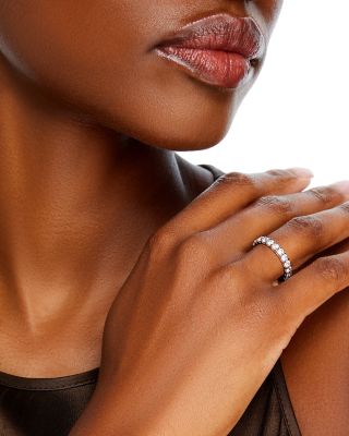 Certified Diamond Band in 14K White Gold, 1.50 tcw