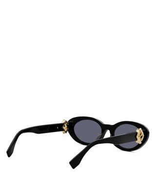 FF Diamonds Oval Sunglasses, 53mm