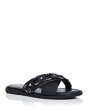 Rag & Bone Geo Chain Slide Sandal In Black