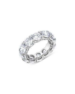 Bloomingdale's Fine Collection - Certified Lab Grown Diamond Eternity Band in 18K White Gold, 10.05 ct. t.w.