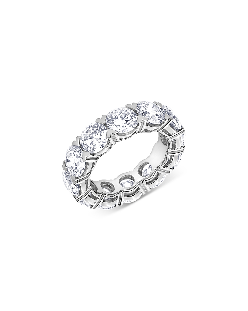 Bloomingdale's Fine Collection Certified Lab Grown Diamond Eternity Band in 18K White Gold, 10.05 tcw