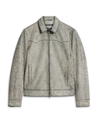 Weldon Leather Full Zip Western Jacket