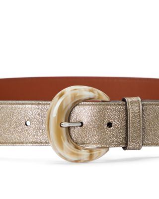 New Ralph Lauren Crescent Buckle Leather Belt Lauren Ralph Lauren Women main image 4