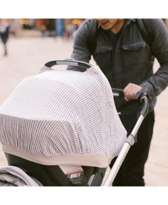 Unisex Cotton Muslin Car Seat Canopy - Baby