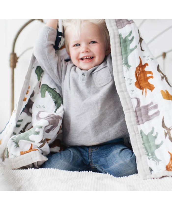 Unisex Cotton Muslin Quilted Throw - Baby