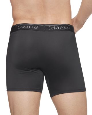 Microfiber Stretch Wicking Boxer Briefs, Pack of 3