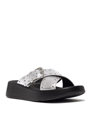 FitFlop - Women's F-Mode Buckled Studded Sandals