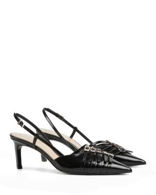 Women's Regent Buckles Slingback Pumps