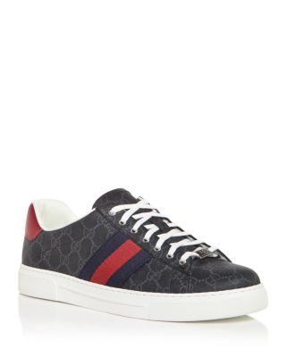 Men's Ace Canvas and Leather Sneakers