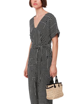 Angled Stripe Jumpsuit