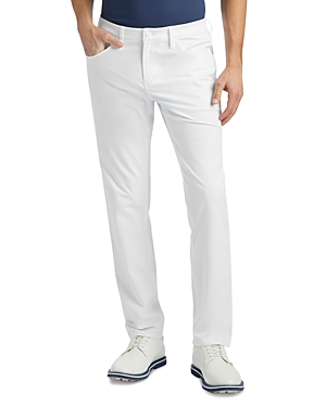 G/fore Tour Tailored Straight Leg Pants In White