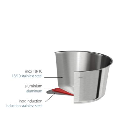 Cristel 1826 Collection 3 Qt Stainless Steel Stewpan with Lid